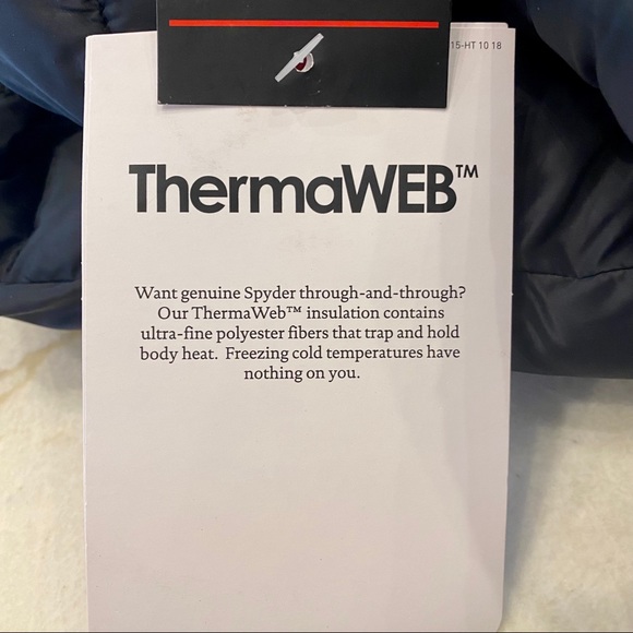 Spyder ThermaWEB Men’s Insulated Jacket Size Large - Picture 12 of 13